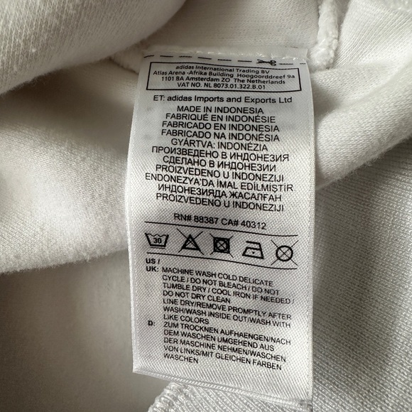 ADIDAS NMD‎ White Crew Sweatshirt Pullover Men’s XS - Picture 10 of 14